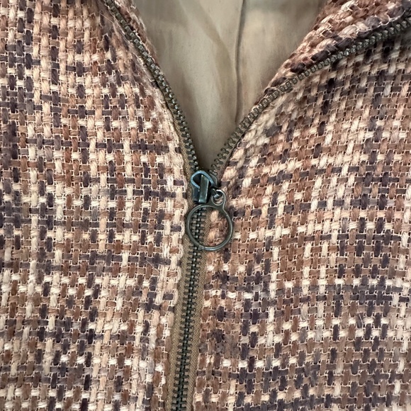 Tweed Wool-blend Hooded Fur Trimmed Jacket‎ - Size M - Picture 6 of 9